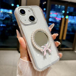 Custodia antiurto con specchio per iPhone 15