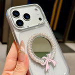 Custodia antiurto con specchio per iPhone 16 Pro