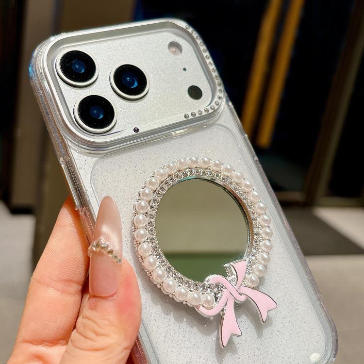Custodia antiurto con specchio per iPhone 16 Pro