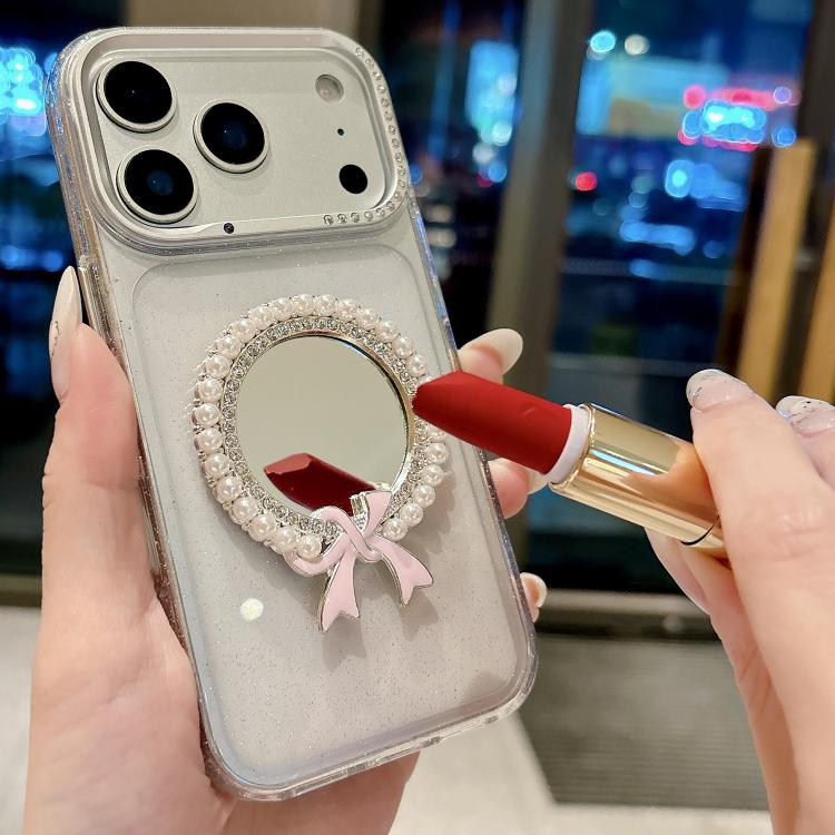 Custodia antiurto con specchio per iPhone 16 Pro
