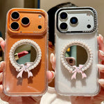 Custodia antiurto con specchio per iPhone 16 Pro