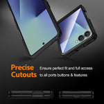 Custodia in vera pelle con pellicola HD per Galaxy Z Flip7 5G