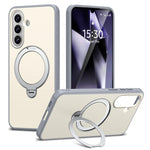 Custodia antiurto magnetica in TPU e PC con supporto girevole per Galaxy A57 e
