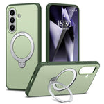 Custodia antiurto magnetica in TPU e PC con supporto girevole per Galaxy A57 e