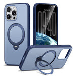 Custodia antiurto magnetica in TPU e PC con supporto girevole per