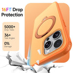 Custodia antiurto magnetica in TPU e PC con supporto girevole per