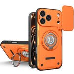 Custodia magnetica con supporto scorrevole per fotocamera iPhone