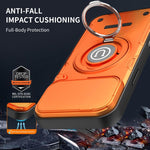 Custodia magnetica con supporto scorrevole per fotocamera iPhone