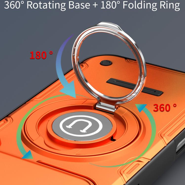 Custodia magnetica con supporto scorrevole per fotocamera iPhone
