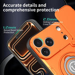 Custodia magnetica con supporto scorrevole per fotocamera iPhone