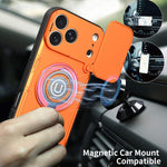 Custodia magnetica con supporto scorrevole per fotocamera iPhone