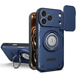 Custodia magnetica con supporto scorrevole per fotocamera iPhone