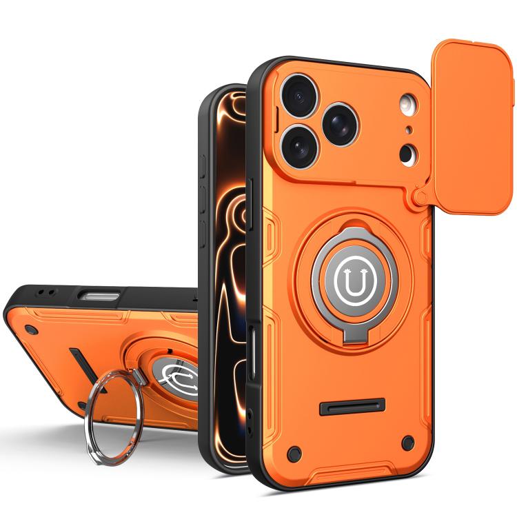 Custodia magnetica con supporto scorrevole per fotocamera iPhone