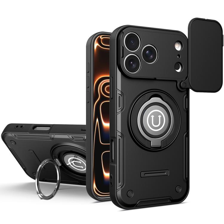 Custodia magnetica con supporto scorrevole per fotocamera iPhone