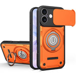 Custodia magnetica con supporto scorrevole per fotocamera iPhone