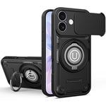 Custodia magnetica con supporto scorrevole per fotocamera iPhone