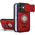 Custodia magnetica con supporto scorrevole per fotocamera iPhone