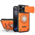 Custodia magnetica con supporto scorrevole per fotocamera iPhone