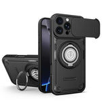 Custodia magnetica con supporto scorrevole per fotocamera iPhone