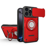 Custodia magnetica con supporto scorrevole per fotocamera iPhone