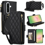 Borsa a tracolla con cerniera e 9 scomparti per carte per Galaxy A36 A37 A56 5G