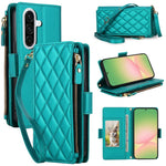 Borsa a tracolla con cerniera e 9 scomparti per carte per Galaxy A36 A37 A56 5G