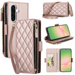 Borsa a tracolla con cerniera e 9 scomparti per carte per Galaxy A36 A37 A56 5G
