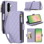Borsa a tracolla con cerniera e 9 scomparti per carte per Galaxy A36 A37 A56 5G