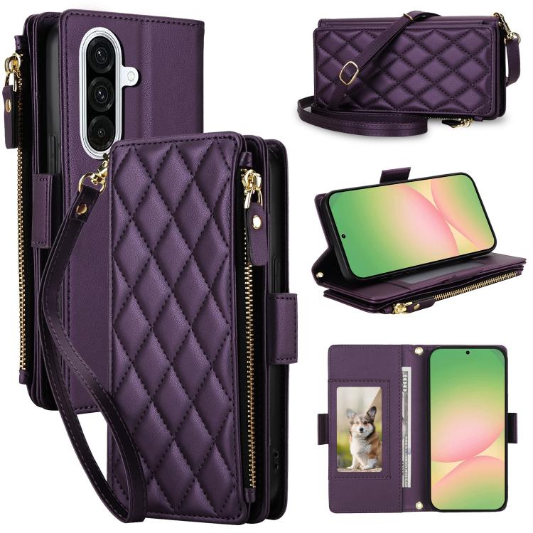 Borsa a tracolla con cerniera e 9 scomparti per carte per Galaxy A36 A37 A56 5G