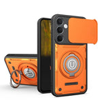 Custodia magnetica con supporto scorrevole per Galaxy A27, A26 5G, A17 5G, A55