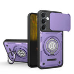Custodia magnetica con supporto scorrevole per Galaxy A27, A26 5G, A17 5G, A55