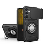 Custodia magnetica con supporto scorrevole per Galaxy A27, A26 5G, A17 5G, A55