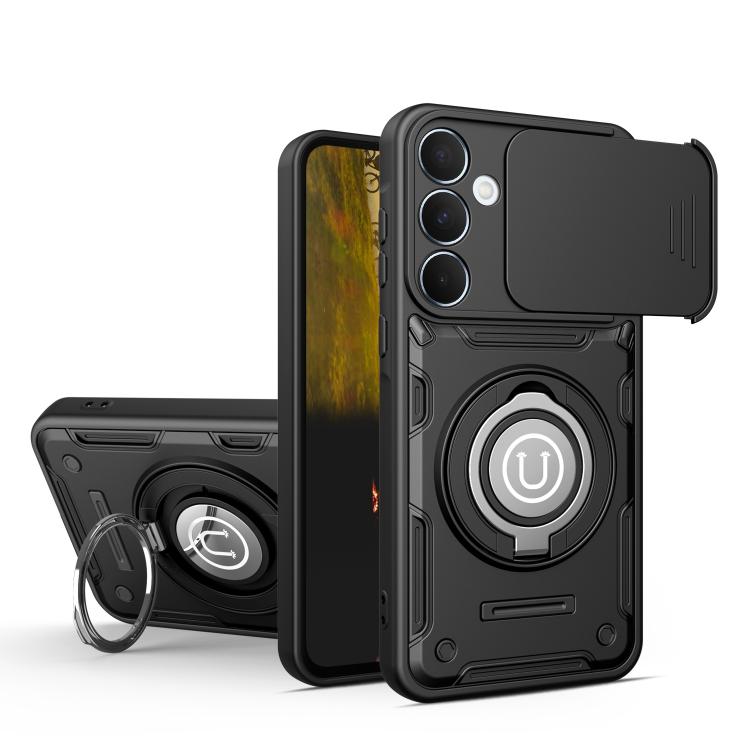 Custodia magnetica con supporto scorrevole per Galaxy A27, A26 5G, A17 5G, A55