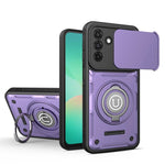 Custodia magnetica con supporto scorrevole per Galaxy A27, A26 5G, A17 5G, A55