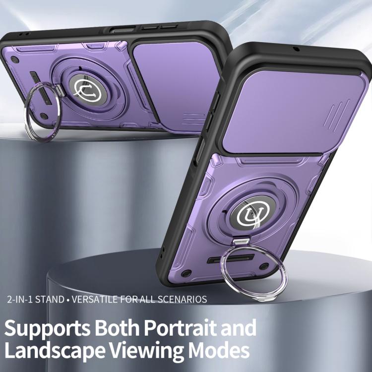 Custodia magnetica con supporto scorrevole per Galaxy A27, A26 5G, A17 5G, A55