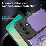 Custodia magnetica con supporto scorrevole per Galaxy A27, A26 5G, A17 5G, A55