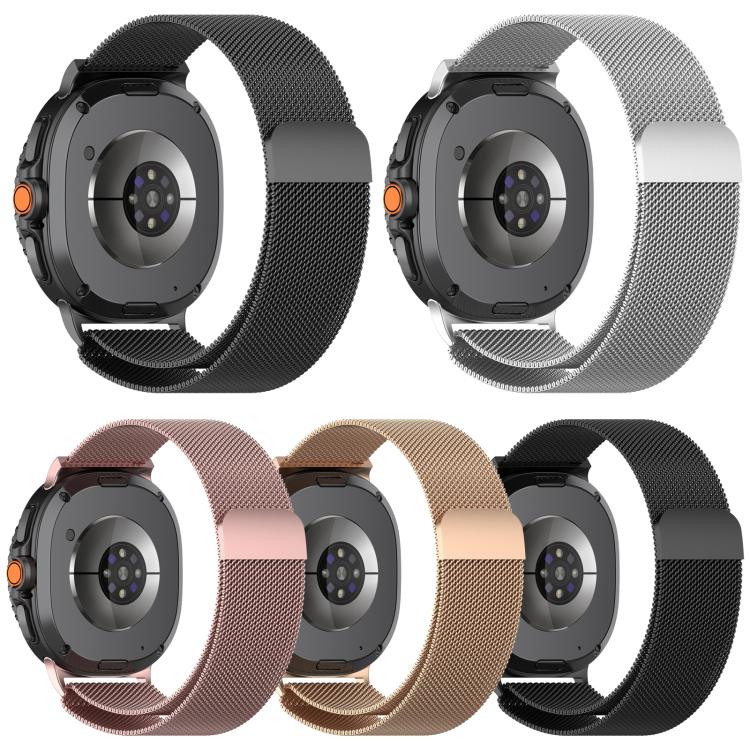 Confezione da 5 cinturini magnetici in metallo Milanese xDfind per orologio, For Galaxy Watch8 / 8 Classic