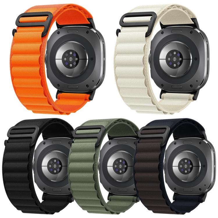 Confezione da 5 cinturini per orologio in nylon con fibbia nera xDfind, For Galaxy Watch Ultra / Ultra 2025, For Galaxy Watch8 / 8 Classic