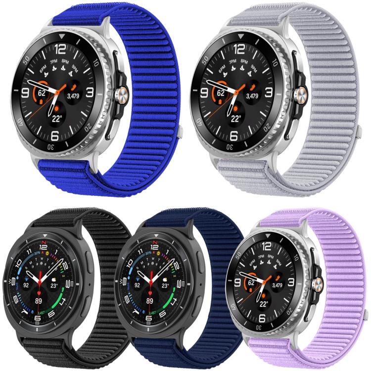 Confezione da 5 cinturini per orologio xDfind in nylon intrecciato con chiusura a strappo, For Galaxy Watch8 / 8 Classic