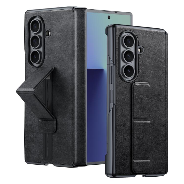 Custodia con cinturino da polso in ecopelle per Galaxy Z Fold7 5G