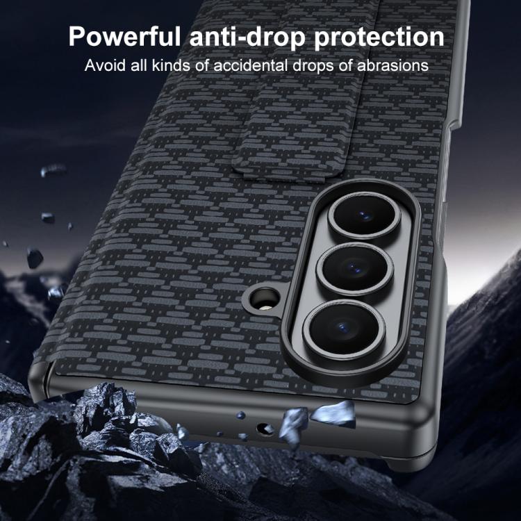 Custodia con cinturino da polso in ecopelle per Galaxy Z Fold7 5G