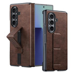 Custodia con cinturino da polso in ecopelle per Galaxy Z Fold7 5G
