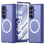 Custodia magnetica integrata con finitura opaca effetto pelle per Galaxy Z Fold7