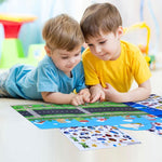 Adesivi impermeabili riutilizzabili per educazione bambini