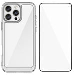 Custodia TPU con vetro temperato per iPhone 17 e compatibili