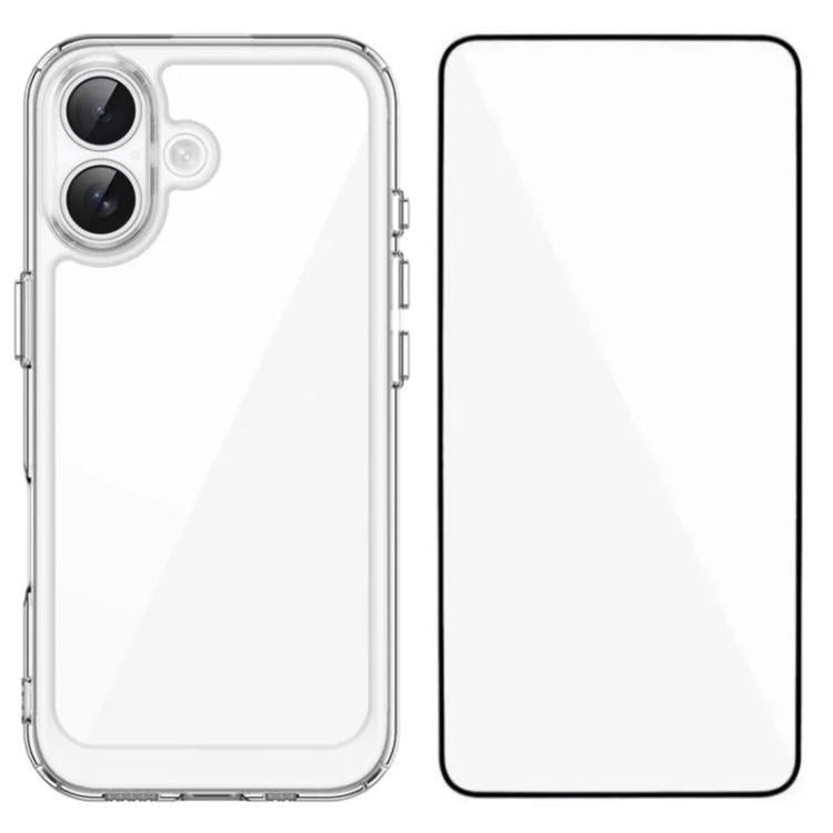 Custodia TPU con vetro temperato per iPhone 17 e compatibili