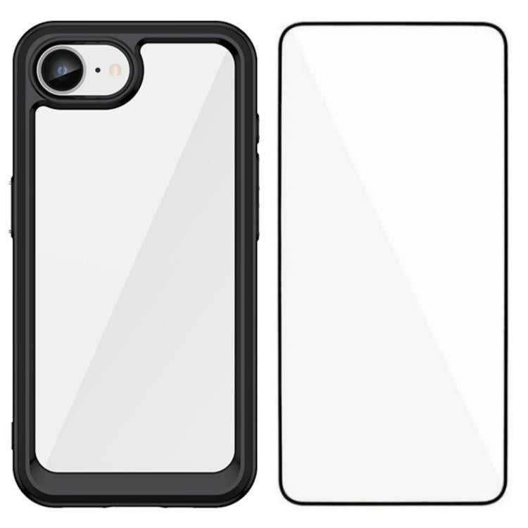 Custodia TPU con vetro temperato per iPhone 17 e compatibili