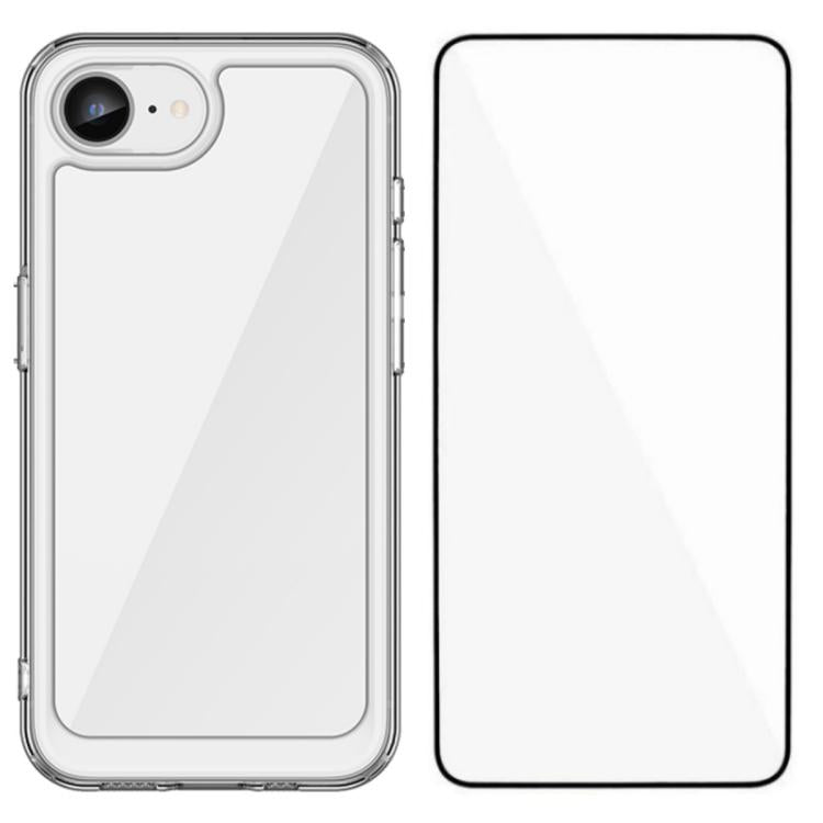 Custodia TPU con vetro temperato per iPhone 17 e compatibili