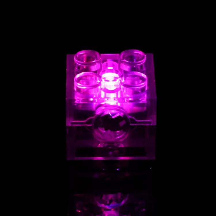 Blocchi da costruzione 2x2 con luce LED