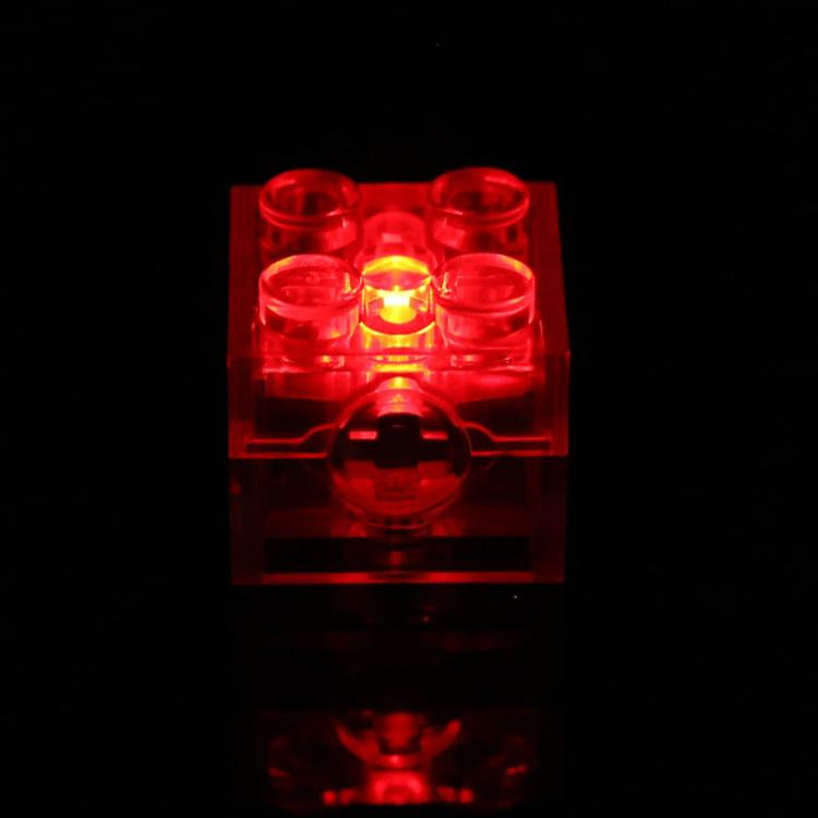Blocchi da costruzione 2x2 con luce LED